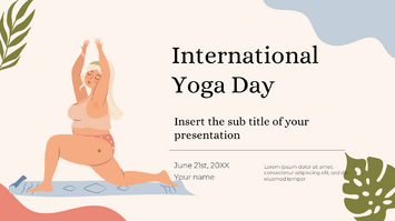 International Yoga Day Google Slides Theme PowerPoint Template