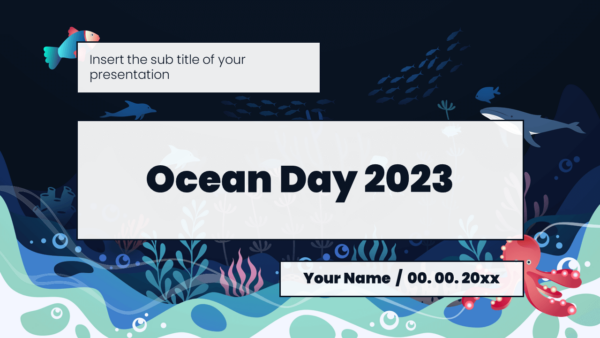 Ocean Day 2023 Free Google Slides Theme PowerPoint Template