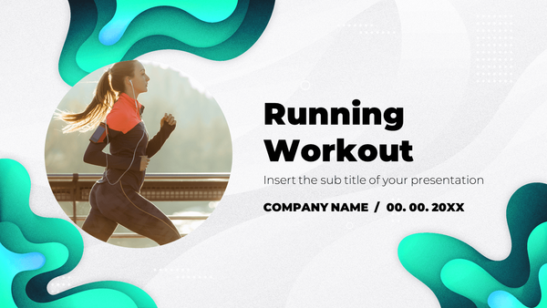 Running Workout Free Google Slides Theme PowerPoint Template