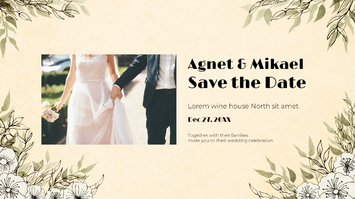 Save the Date Free Google Slides Theme PowerPoint Template