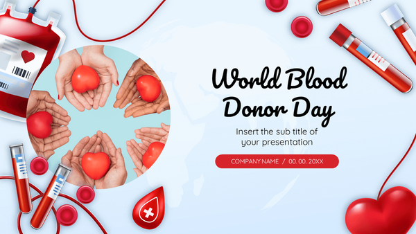 World Blood Donor Day Free Google Slides PowerPoint Template