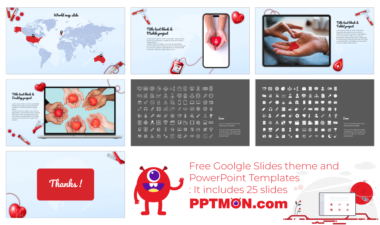 World Blood Donor Day Google Slides PowerPoint Presentation Design
