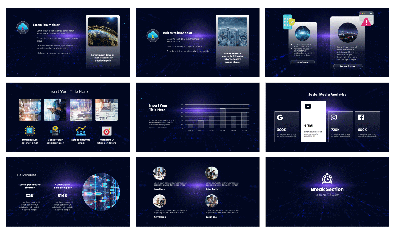 Artificial Intelligence Google Slides PowerPoint Templates Free Download