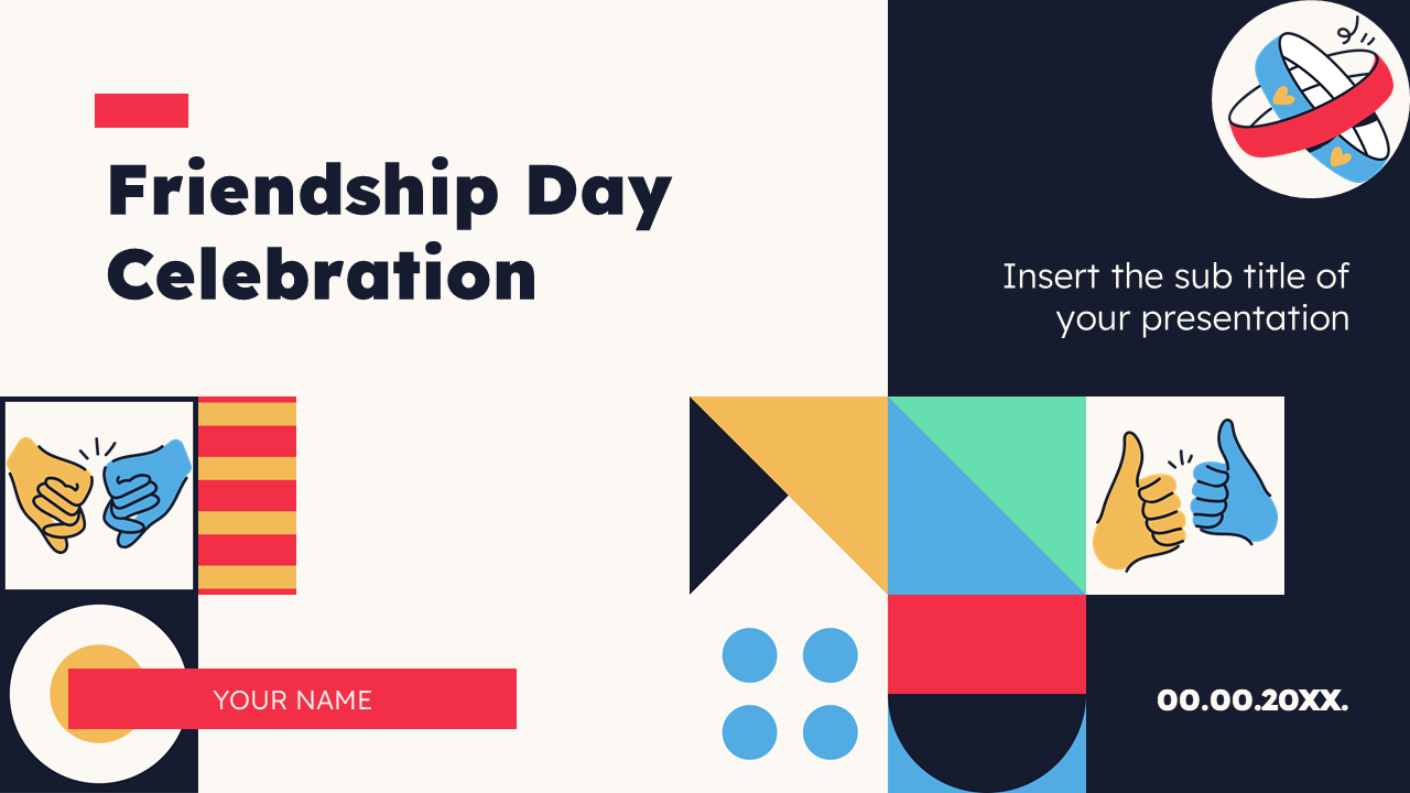 Friendship Day Celebration Google Slides PowerPoint Template