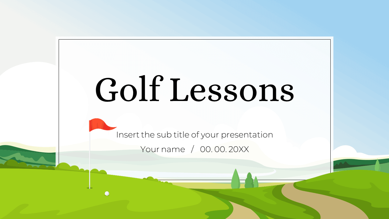 Golf Free Powerpoint Templates And Google Slides Themes