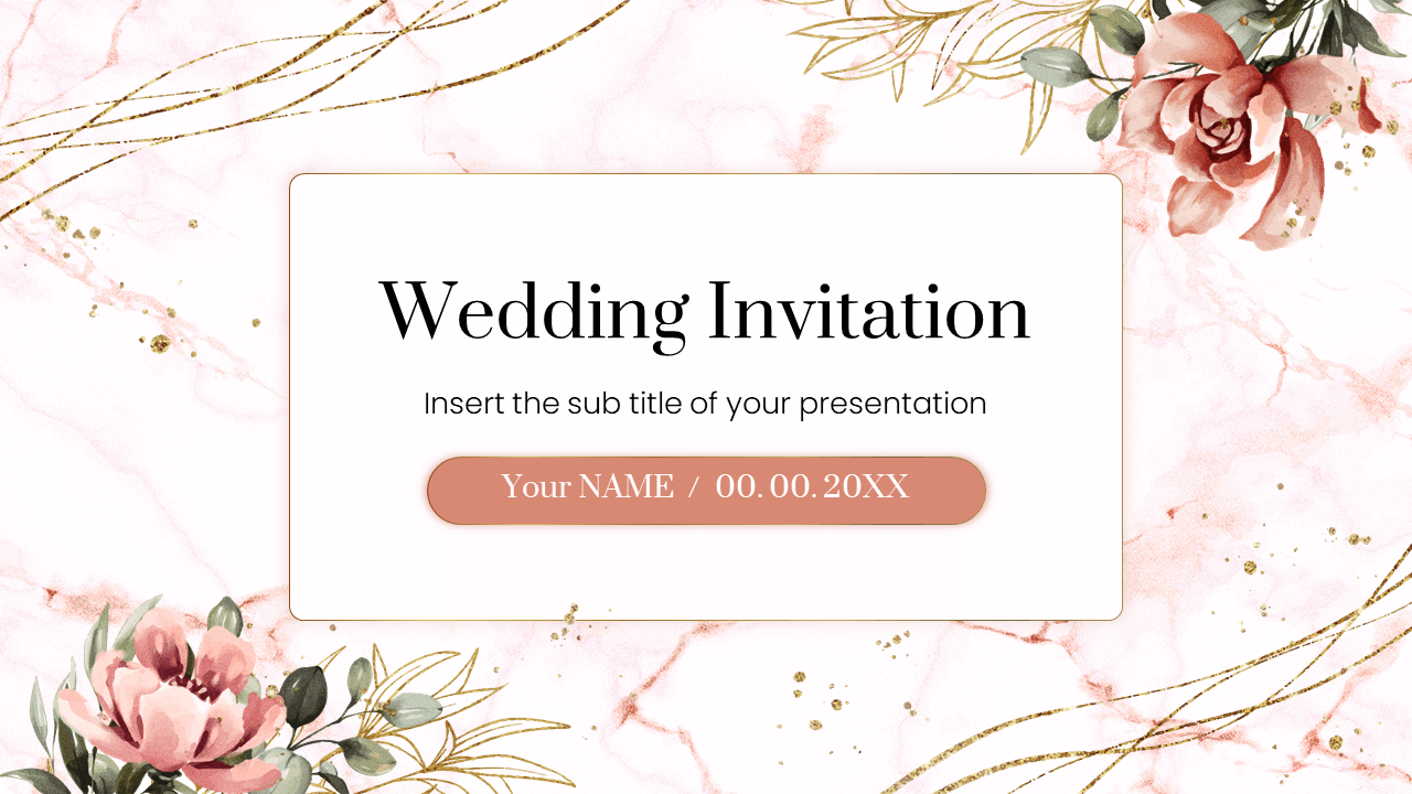 wedding invitation presentation