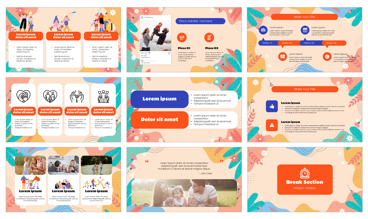 National Parents Day Google Slides PowerPoint Template Free Download