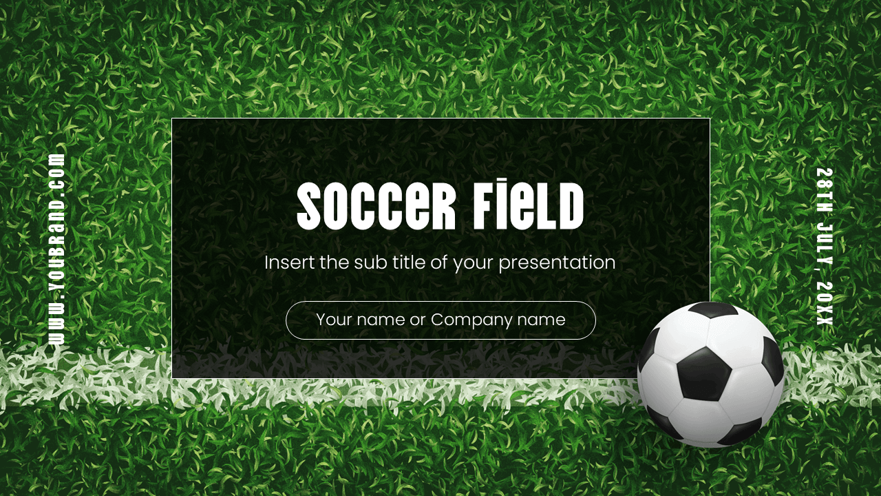Soccer Field Free Google Slides Theme PowerPoint Template