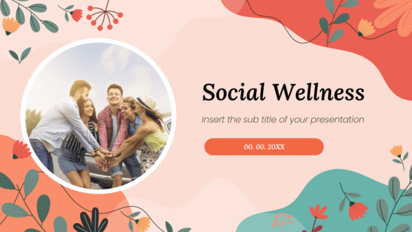 Social Wellness Free Google Slides Theme PowerPoint Template