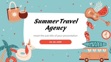 Summer Travel Agency Free Google Slides PowerPoint Template