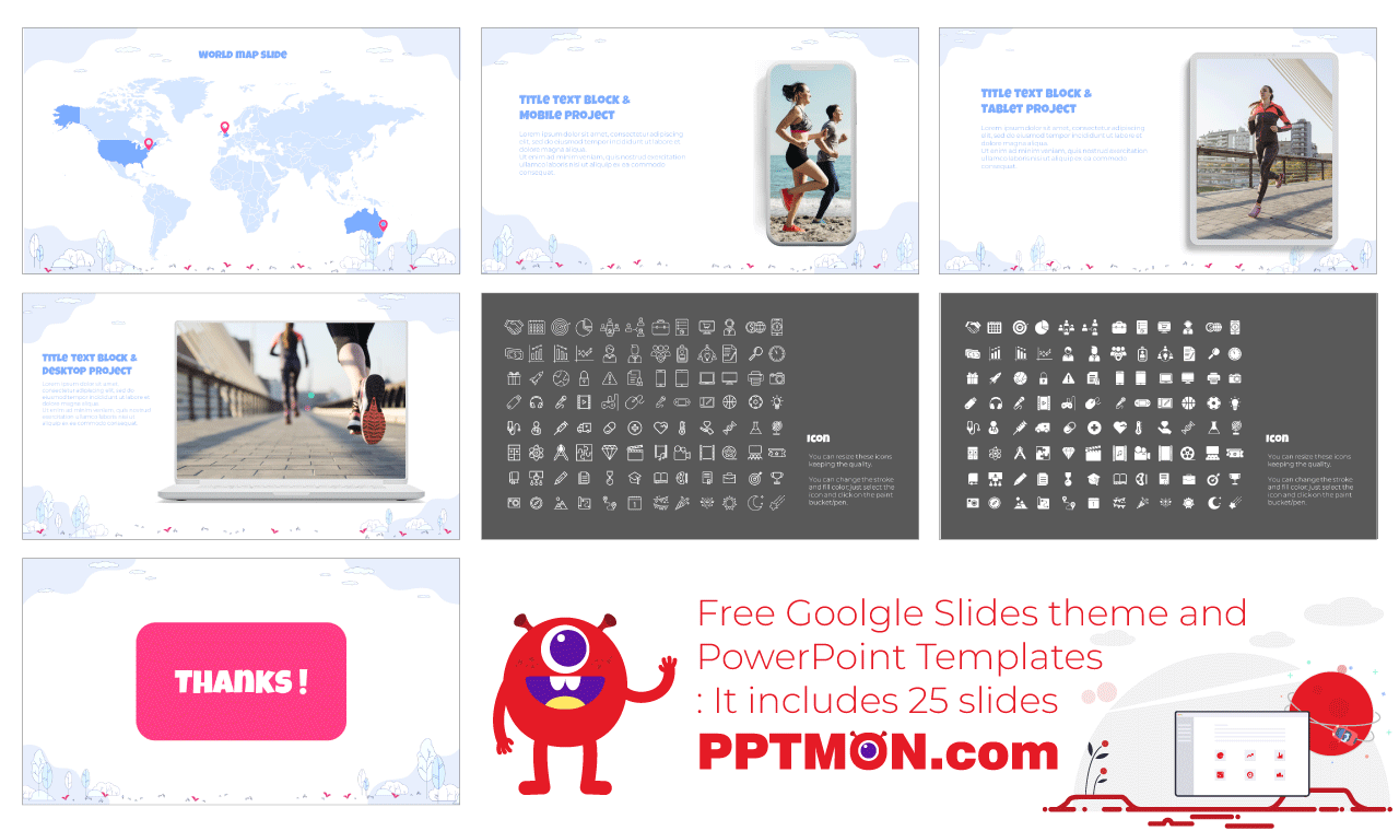 Daily Physical Activity Google Slides PowerPoint Presentation Design