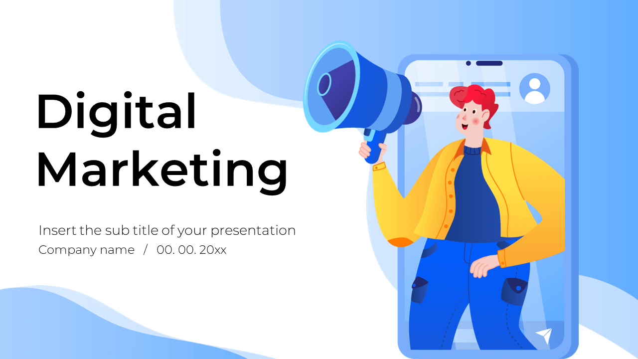 Digital Marketing Free Google Slides Theme PowerPoint Template