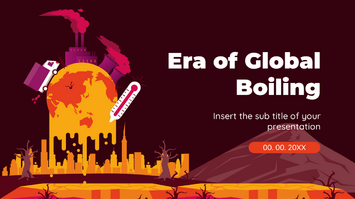 Era of Global Boiling Free Google Slides PowerPoint Templates