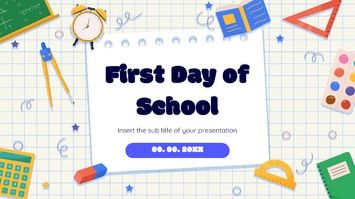 First Day of School Free Google Slides PowerPoint Templates