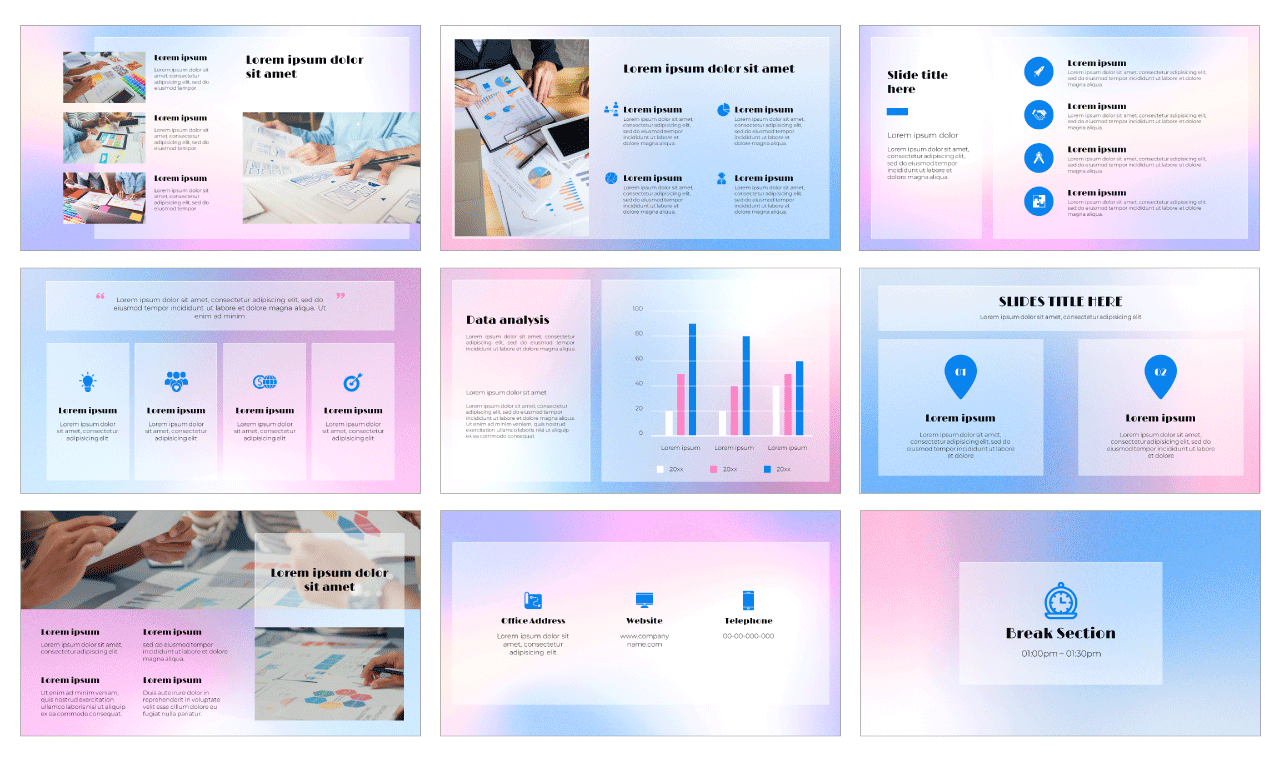 Gradients Project Proposal Google Slides Themes PowerPoint Templates