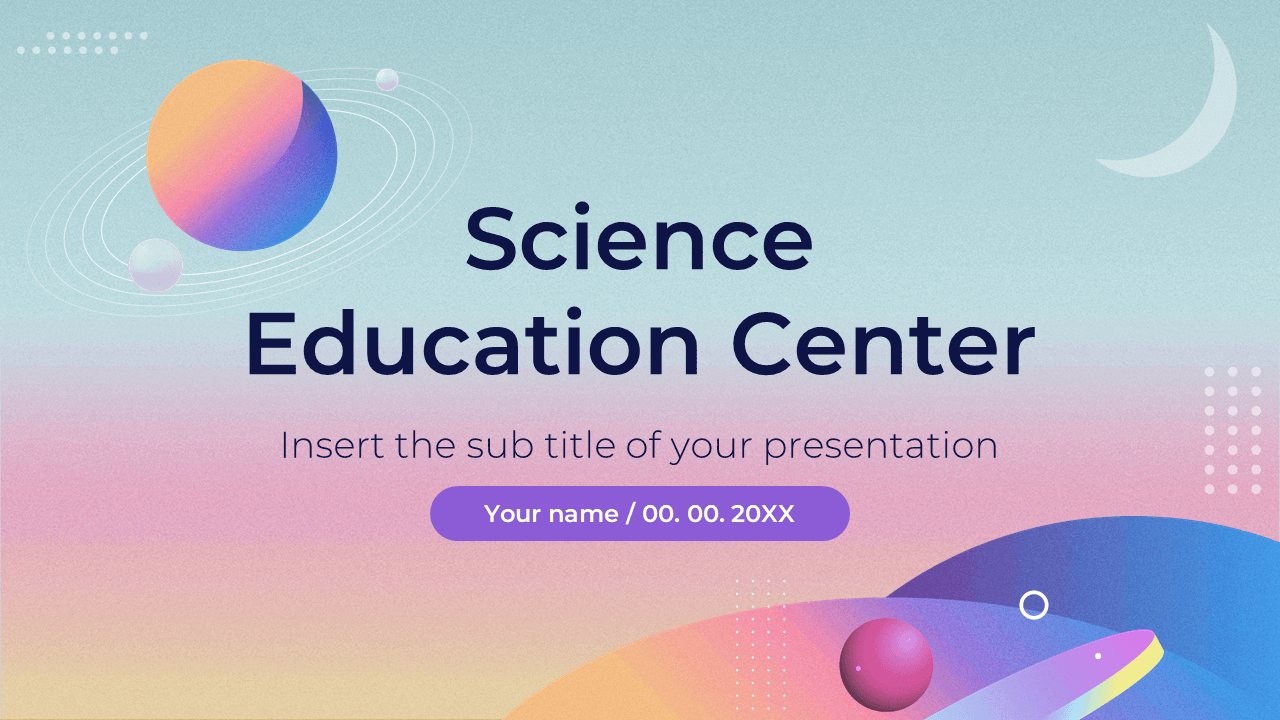 Science Education Center Free Powerpoint templates and Google Slides