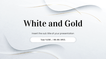 White and Gold Free Google Slides Themes PowerPoint Templates