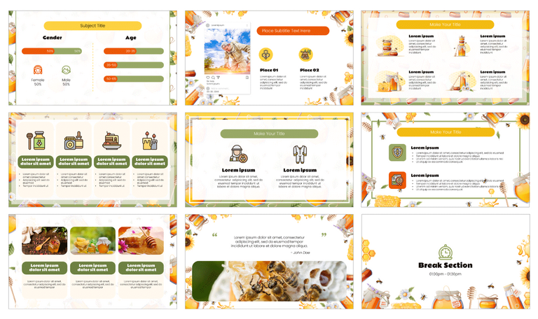 World Honey Bee Day Presentation Free Google Slides Templates