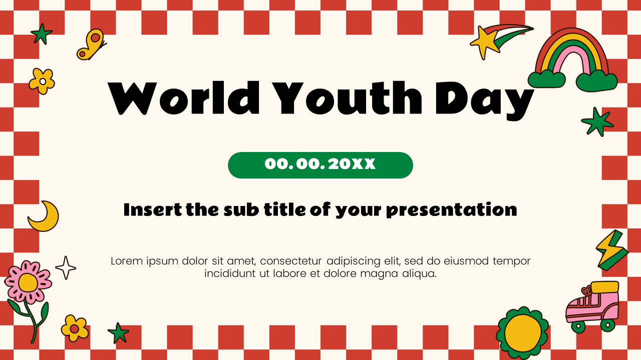 World Youth Day Free Google Slides Theme PowerPoint Template