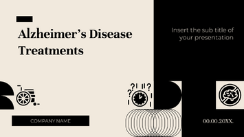 Alzheimer’s Disease Treatments Free Google Slides PPT Template