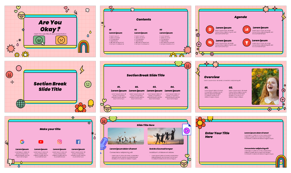 Are You Okay Free Google Slides Themes PowerPoint Templates