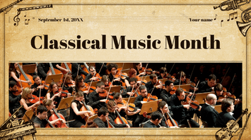 Classical Music Month Free Google Slides PowerPoint Templates