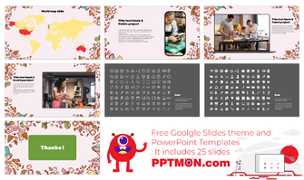 Culinary Workshop and Cooking Classes Google Slides Templates