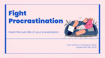 Fight Procrastination Free Google Slides PowerPoint Templates