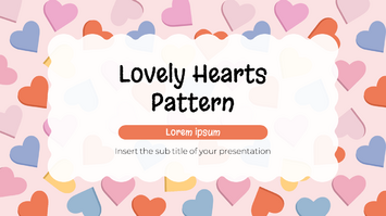 Lovely Hearts Pattern Free Google Slides PowerPoint Templates
