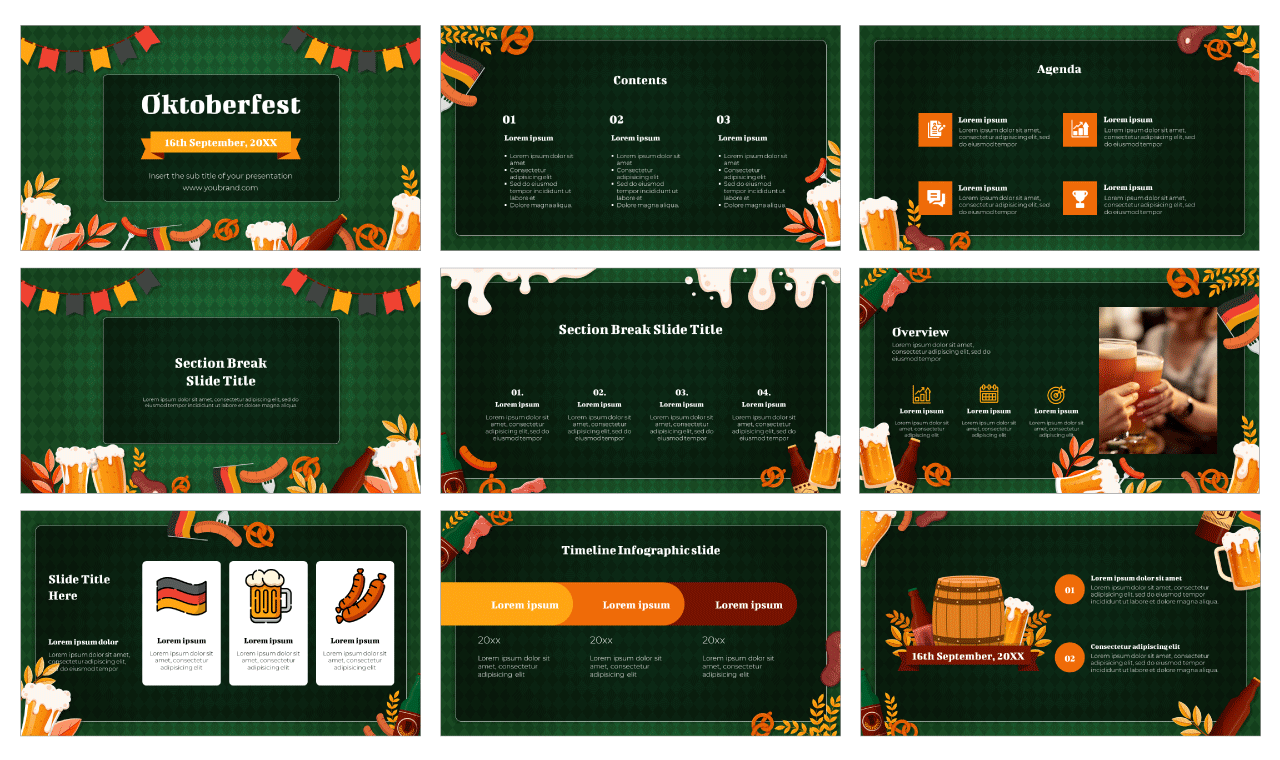 Oktoberfest Event Ideas Google Slides Themes PowerPoint Templates