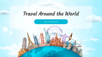 Travel Around the World Free Google Slides PowerPoint Template