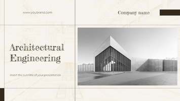 Architectural Engineering Presentation Templates - Google Slides PPT