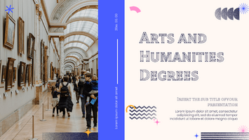 Arts and Humanities Degrees Google Slides PowerPoint Templates
