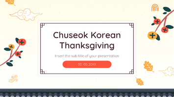 Chuseok Korean Thanksgiving Google Slides PowerPoint Template
