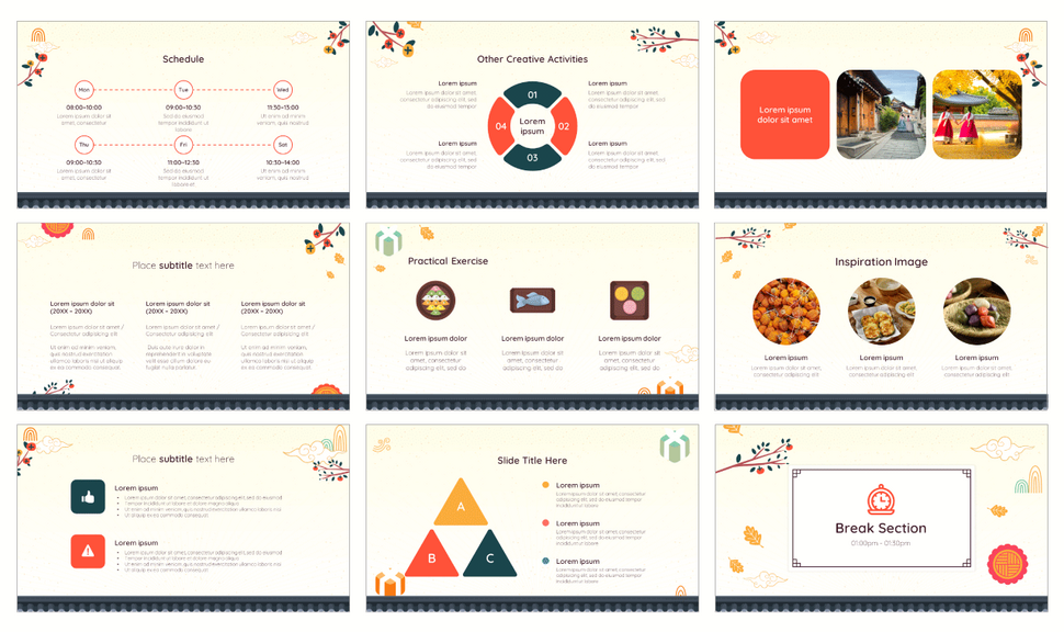 Chuseok Korean Thanksgiving Google Slides PowerPoint Template