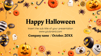 Happy Halloween Presentation Templates - Google Slides and PPT