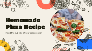 Homemade Pizza Recipe Google Slides PowerPoint Templates