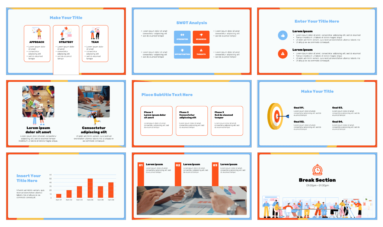 Improve Your Office Google Slides PowerPoint Templates Free Download