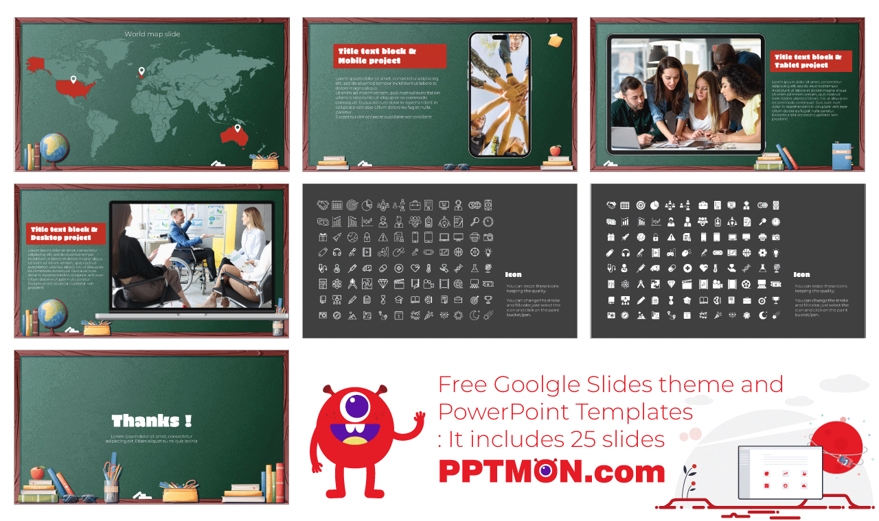 Meet the Teacher Google Slides PowerPoint Presentation Templates