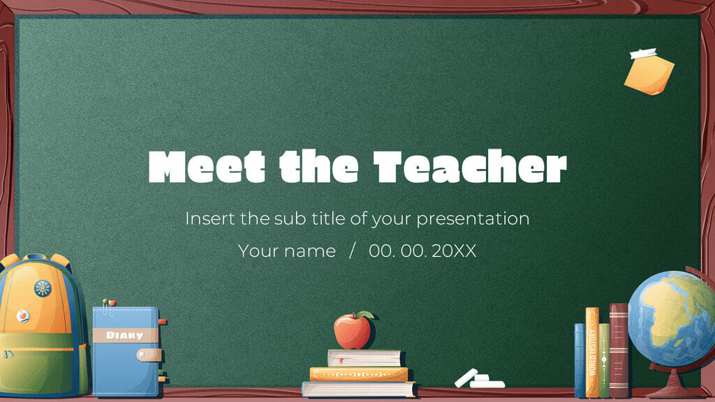 Education presentation - Free PowerPoint templates Google Slides theme