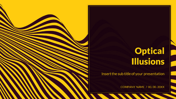 Optical Illusions Presentation Templates- Google Slides PowerPoint