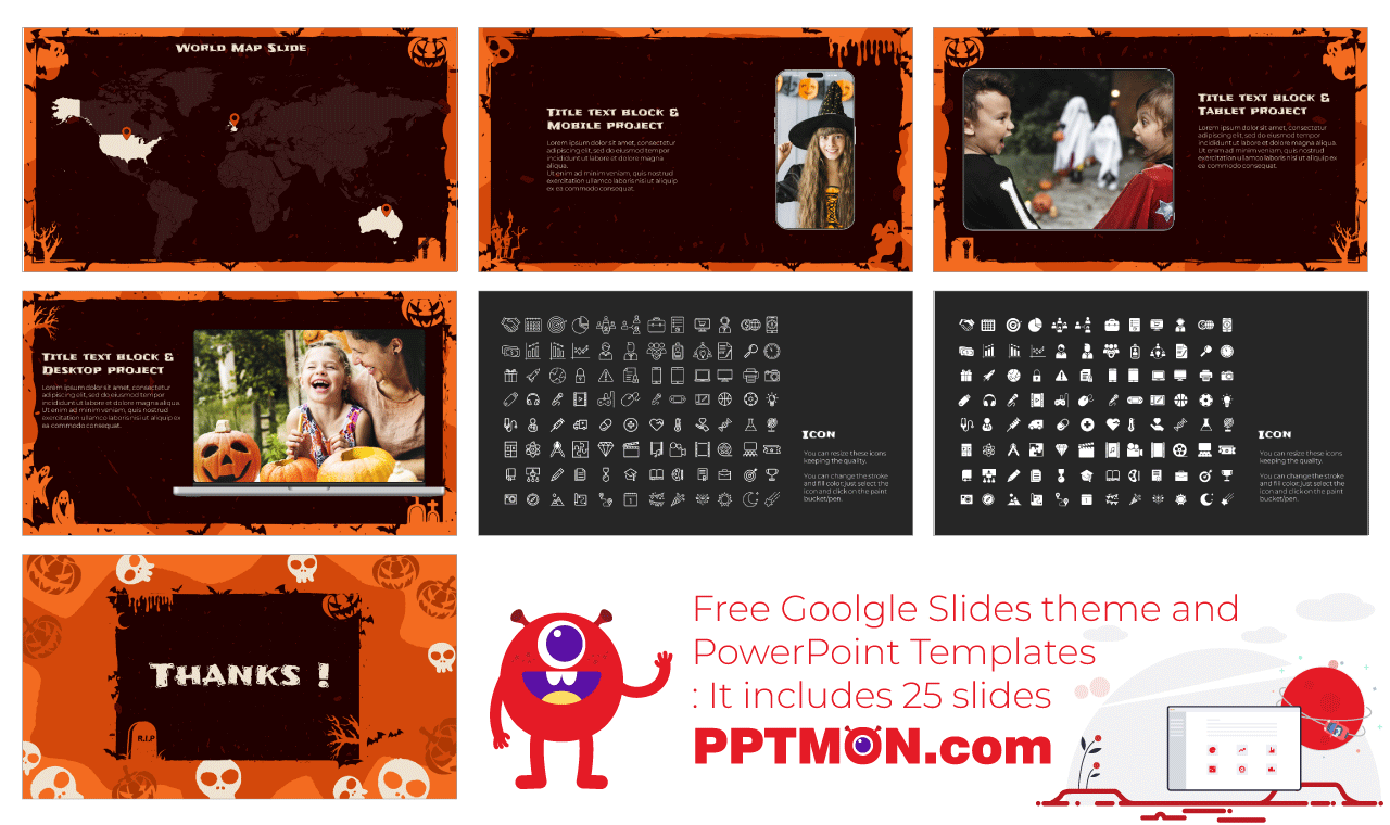 scary halloween backgrounds for powerpoint