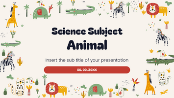 Science Subject Animal Free Google Slides PowerPoint Templates