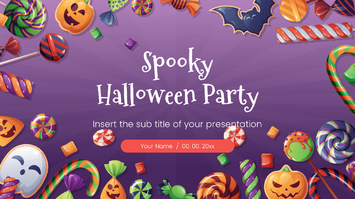 Spooky Halloween Party Free Google Slides PowerPoint Templates