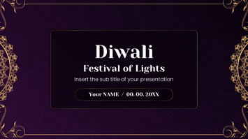 Diwali-Festival of Lights Free Google Slides PowerPoint Templates