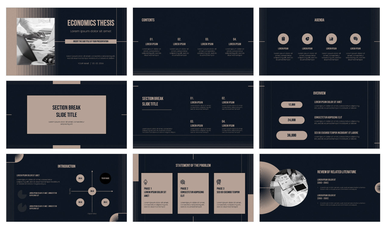 thesis theme templates