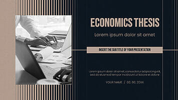 Economics Thesis Presentation Templates - Google Slides & PPT