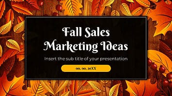 Fall Marketing Ideas Google Slides Themes PowerPoint Templates