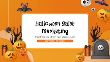 Halloween Sales Marketing Google Slides PowerPoint Templates