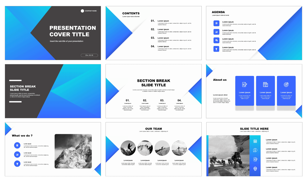 Solid Free powerpoint templates